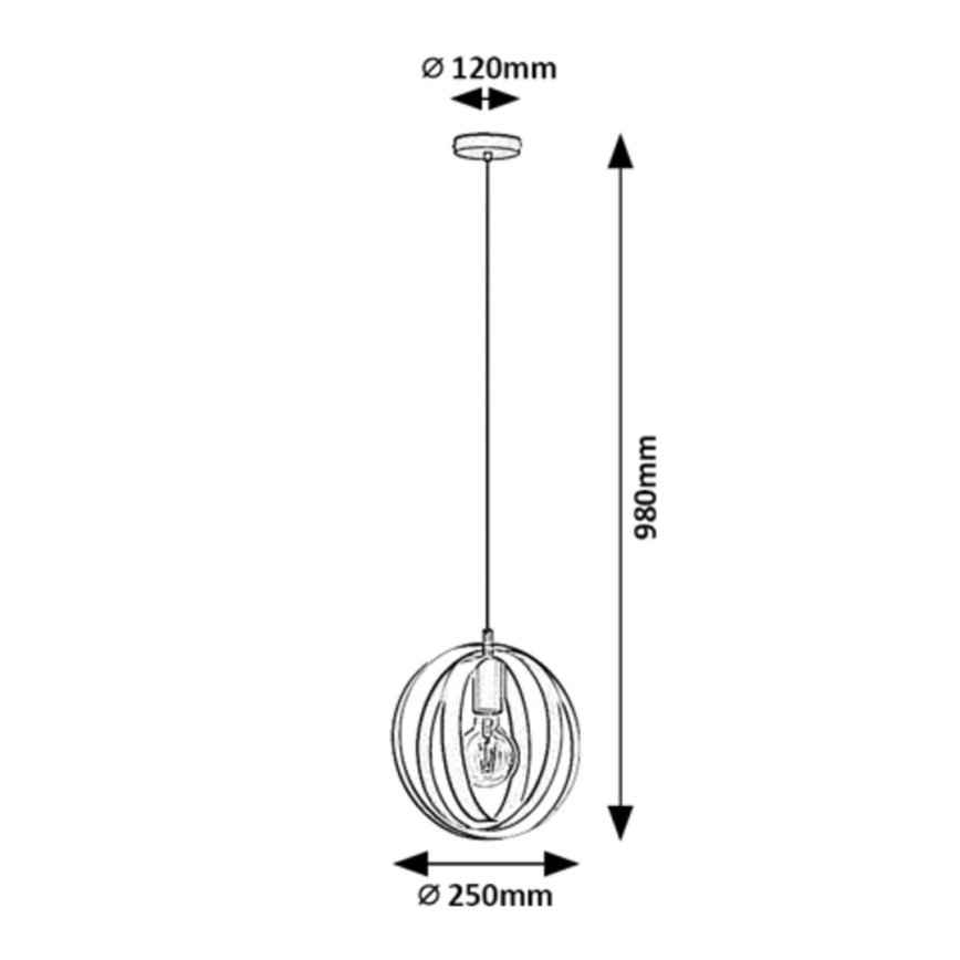Rabalux - Chandelier on a string 1xE27/40W/230V