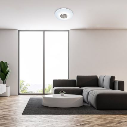 Rabalux - LED RGB Dimmable ceiling light LED/24W/230V 3000-6500K Wi-Fi Tuya d. 39,5 cm + remote control