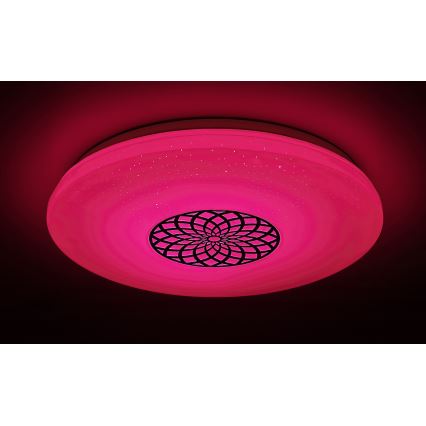 Rabalux - LED RGB Dimmable ceiling light LED/24W/230V 3000-6500K Wi-Fi Tuya d. 39,5 cm + remote control