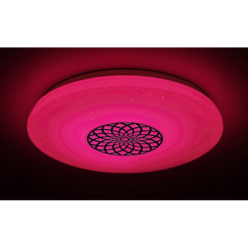 Rabalux - LED RGB Dimmable ceiling light LED/24W/230V 3000-6500K Wi-Fi Tuya d. 39,5 cm + remote control