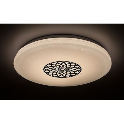 Rabalux - LED RGB Dimmable ceiling light LED/24W/230V 3000-6500K Wi-Fi Tuya d. 39,5 cm + remote control