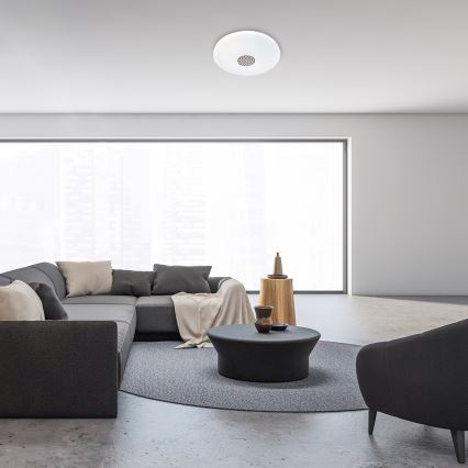 Rabalux - LED RGB Dimmable ceiling light LED/40W/230V 3000-6500K Wi-Fi Tuya d. 60 cm + remote control