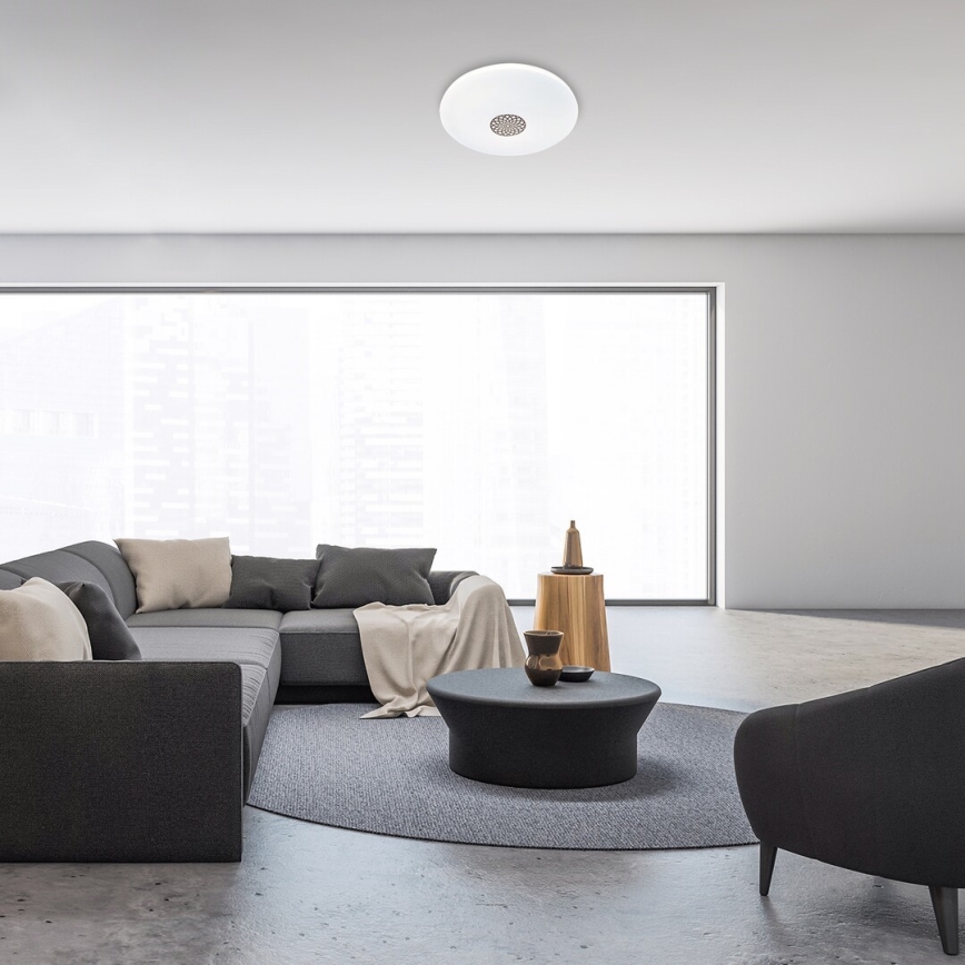 Rabalux - LED RGB Dimmable ceiling light LED/40W/230V 3000-6500K Wi-Fi Tuya d. 60 cm + remote control