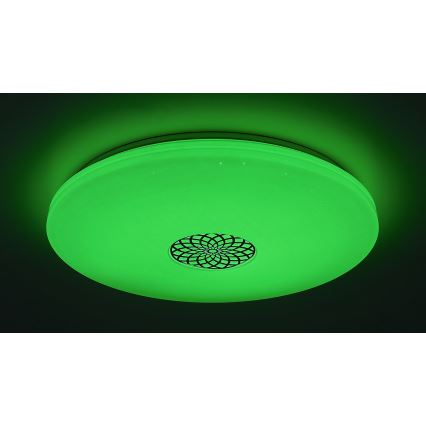 Rabalux - LED RGB Dimmable ceiling light LED/40W/230V 3000-6500K Wi-Fi Tuya d. 60 cm + remote control