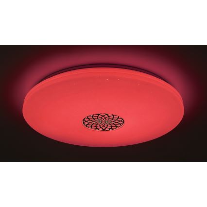 Rabalux - LED RGB Dimmable ceiling light LED/40W/230V 3000-6500K Wi-Fi Tuya d. 60 cm + remote control