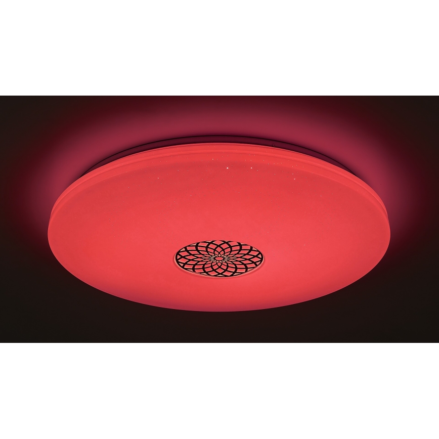 Rabalux - LED RGB Dimmable ceiling light LED/40W/230V 3000-6500K Wi-Fi Tuya d. 60 cm + remote control