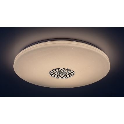 Rabalux - LED RGB Dimmable ceiling light LED/40W/230V 3000-6500K Wi-Fi Tuya d. 60 cm + remote control