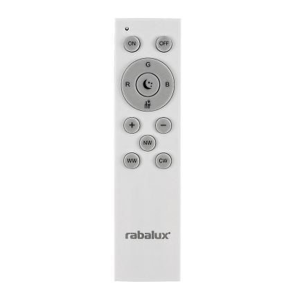 Rabalux - LED RGB Dimmable ceiling light LED/40W/230V 3000-6500K Wi-Fi Tuya d. 60 cm + remote control