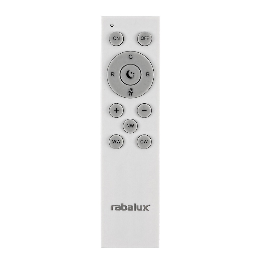 Rabalux - LED RGB Dimmable ceiling light LED/40W/230V 3000-6500K Wi-Fi Tuya d. 60 cm + remote control