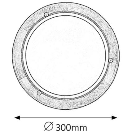 Rabalux - Ceiling light E27/60W/230V