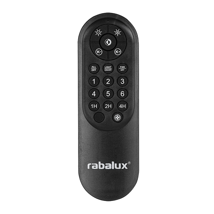 Rabalux - LED Dimmable ceiling light with a fan LED/35W/230V 3000-6000K + remote control