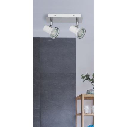 Rabalux - LED bathroom spotlight 2xGU10/4,5W/230V