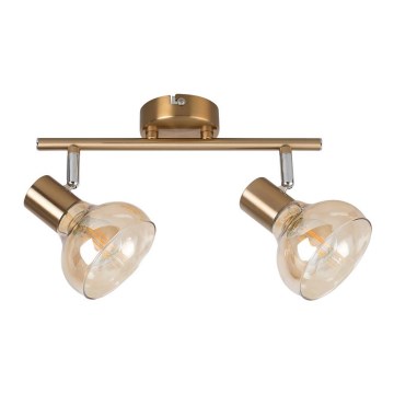 Rabalux 5547 - Spotlight HOLLY 2xE14/40W/230V golden