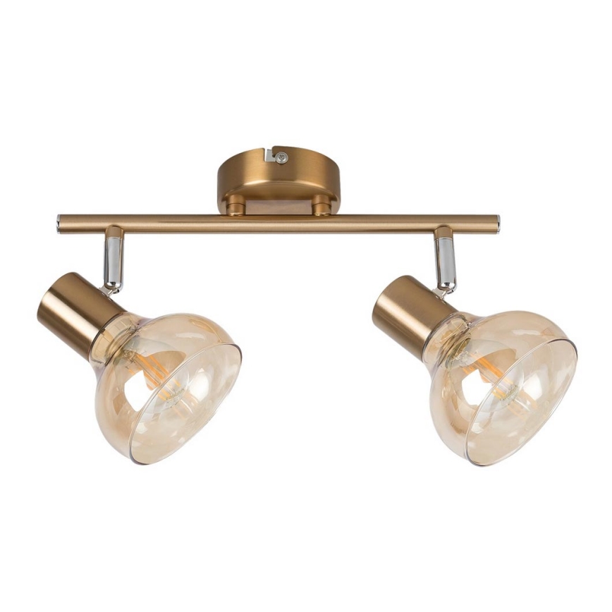 Rabalux 5547 - Spotlight HOLLY 2xE14/40W/230V golden