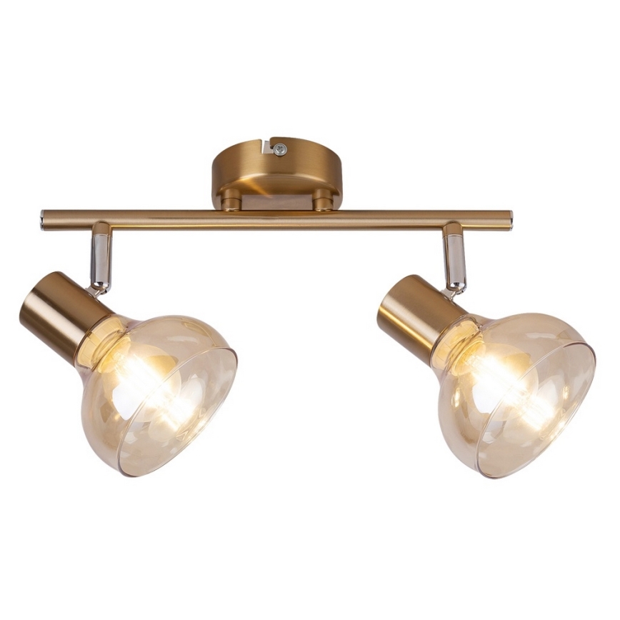 Rabalux 5547 - Spotlight HOLLY 2xE14/40W/230V golden
