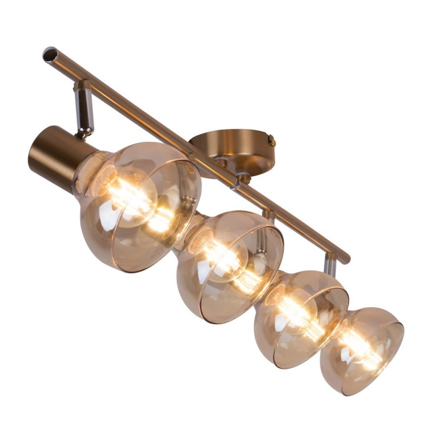 Rabalux 5550 - Spotlight HOLLY 4xE14/40W/230V golden