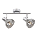 Rabalux 5556 - Spotlight HOLLY 2xE14/40W/230V shiny chrome