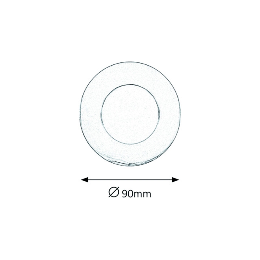 Rabalux - LED bathroom suspended ceiling light LED/3W/230V IP44 4000K