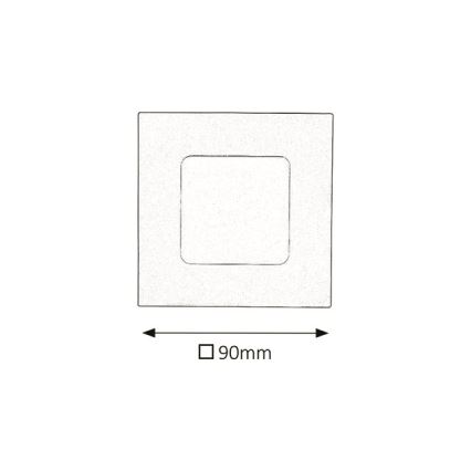 Rabalux - LED Bathroom recessed light LED/3W/230V IP44 4000K