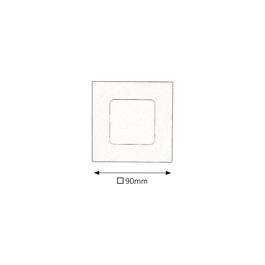 Rabalux - LED Bathroom recessed light LED/3W/230V IP44 4000K