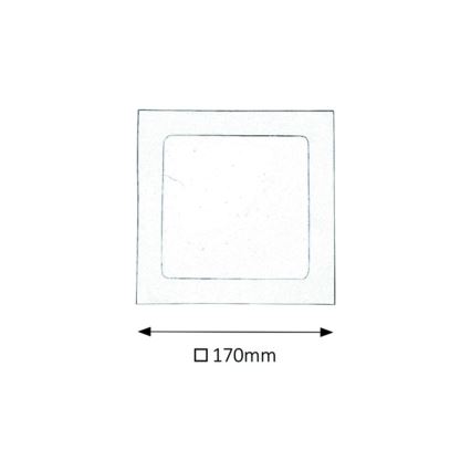 Rabalux - LED Bathroom recessed light LED/12W/230V IP44 4000K