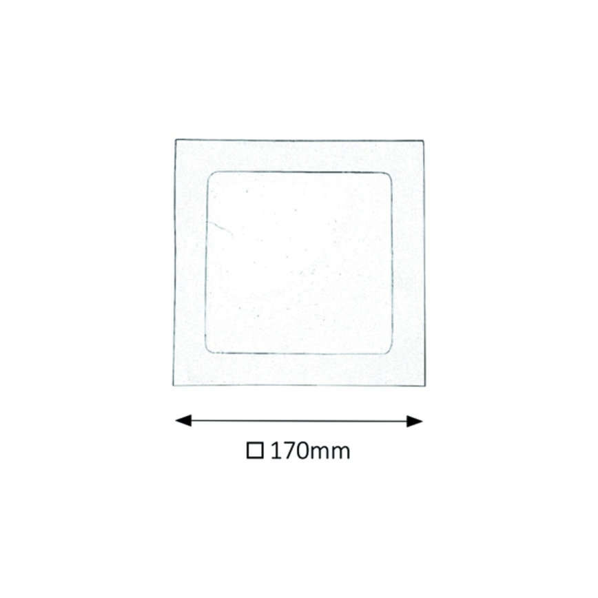 Rabalux - LED Bathroom recessed light LED/12W/230V IP44 4000K