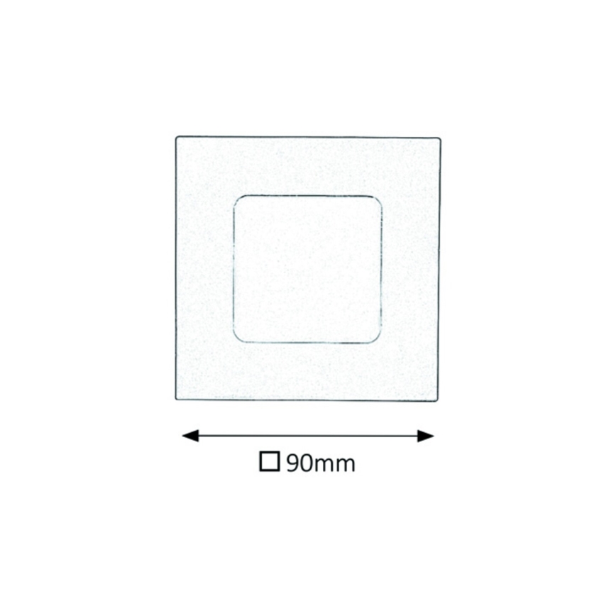 Rabalux - LED Bathroom recessed light LED/3W/230V IP44 3000K