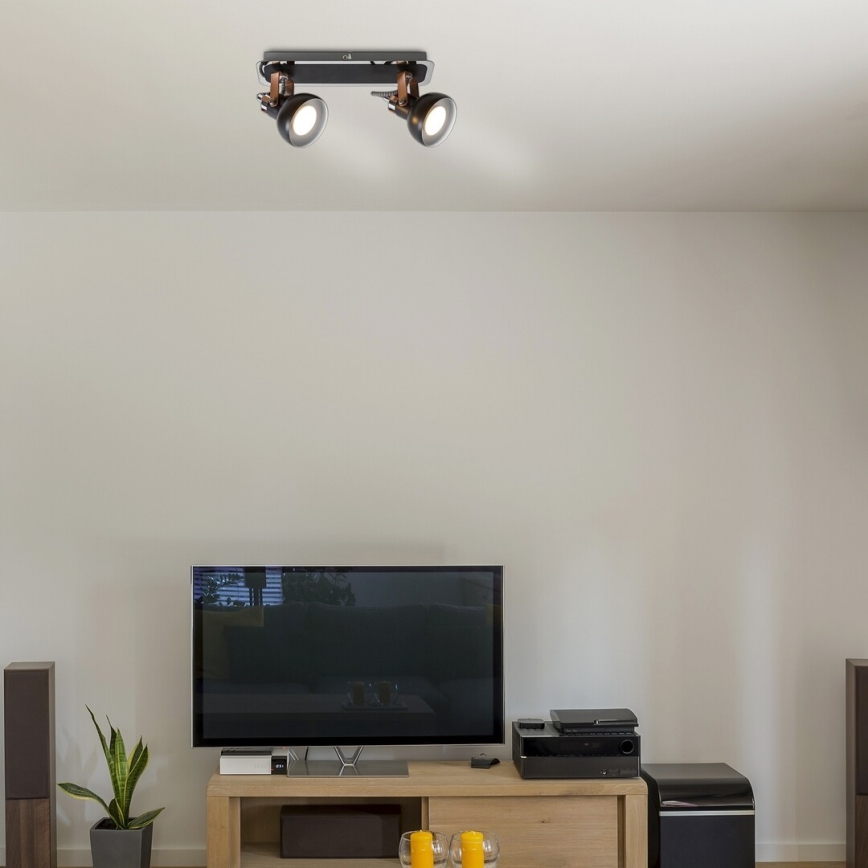 Rabalux -Ceiling spotlight 2xGU10/35W/230V