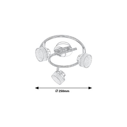 Rabalux - LED Ceiling spotlight 3xLED/5W/230V