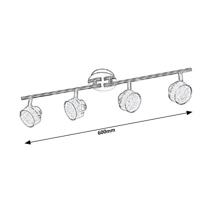 Rabalux - LED Ceiling spotlight 4xLED/5W/230V