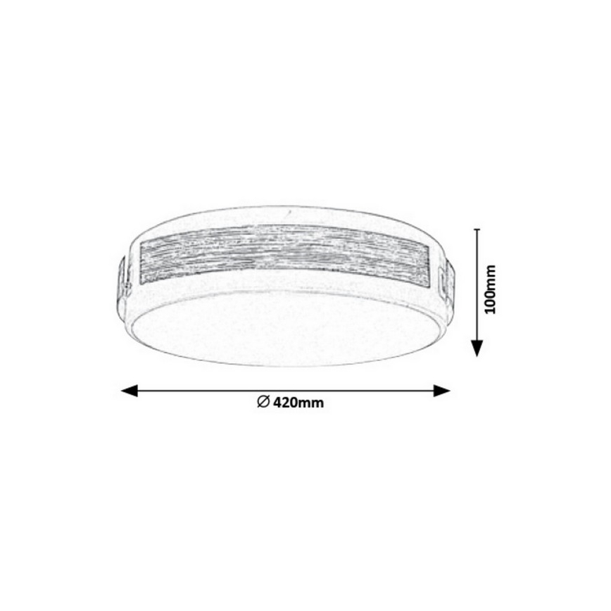 Rabalux - LED Dimming ceiling light LED/24W/230V