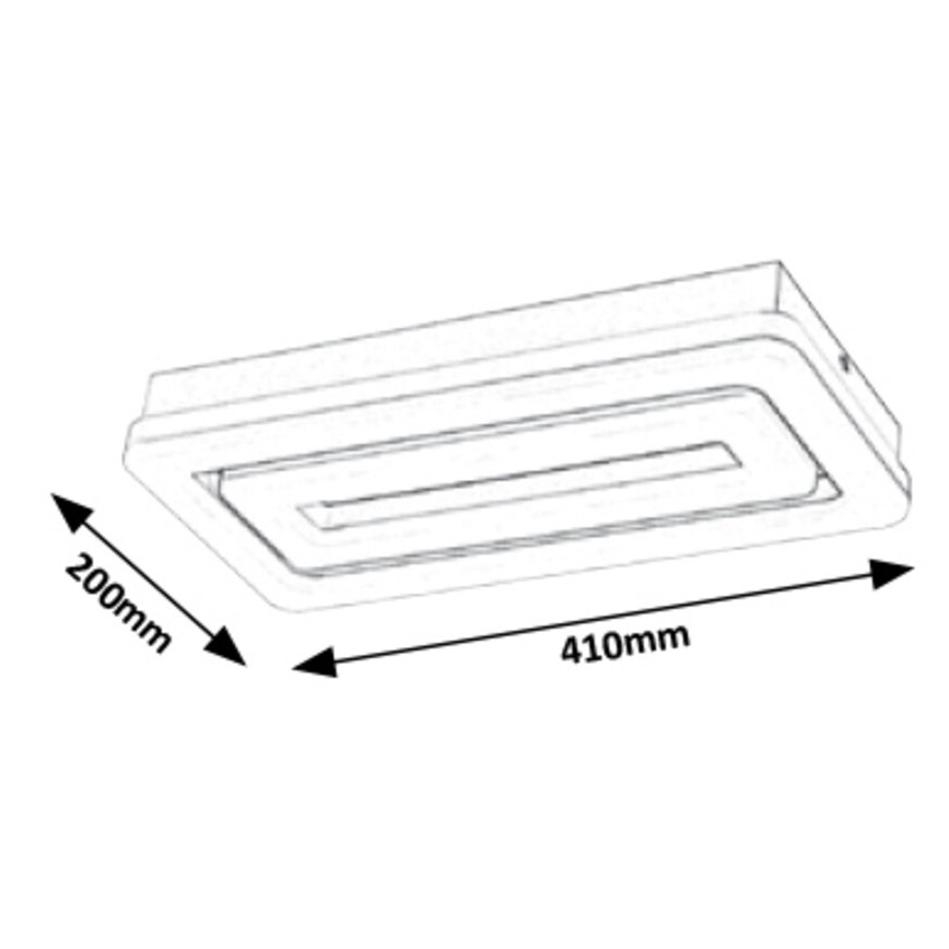 Rabalux - LED Ceiling light LED/40W/230V 20x41 cm