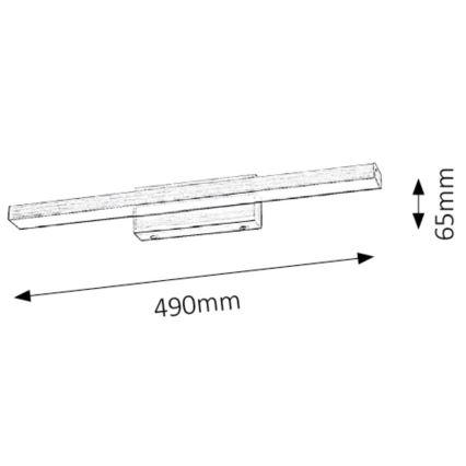 Rabalux - LED bathroom mirror light 1xLED/12W/230V