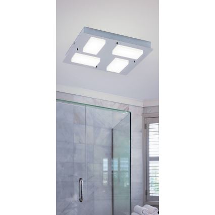Rabalux - LED Bathroom Ceiling Light, 4×LED 4.5W, IP44, 30×30 cm
