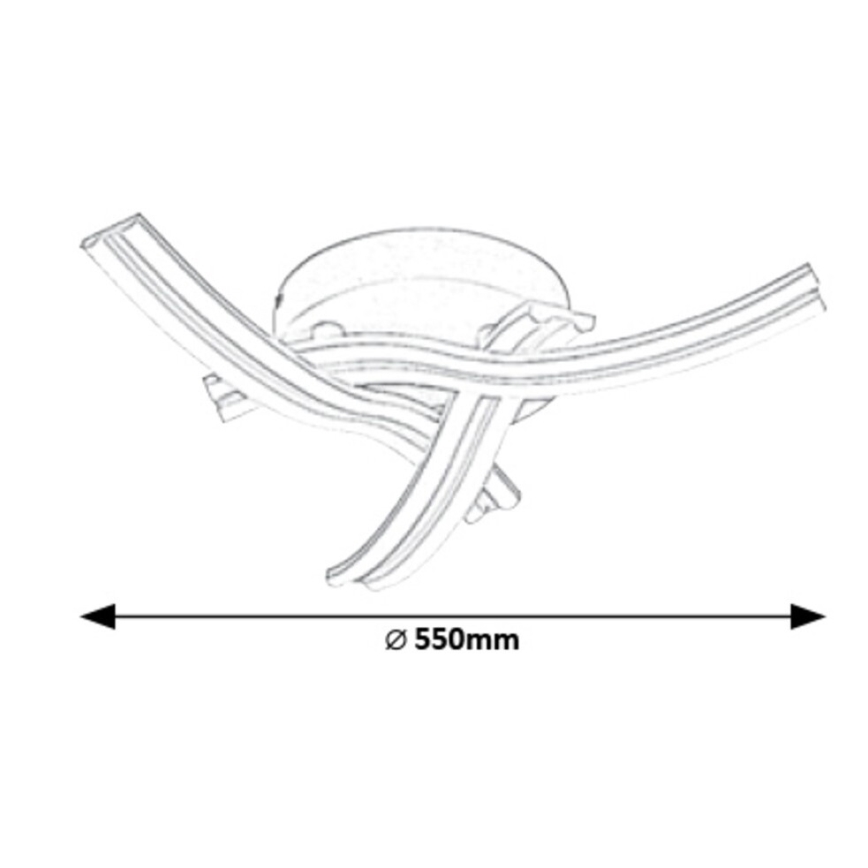 Rabalux - LED ceiling light LED/40W/230V