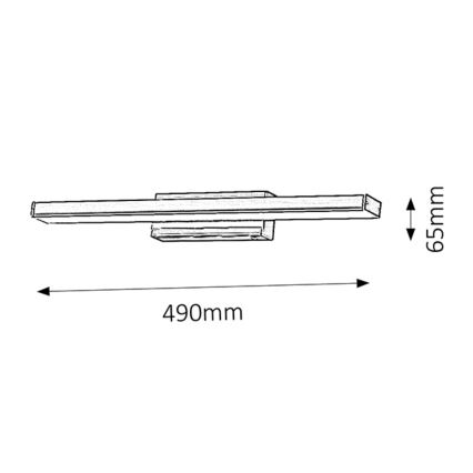 Rabalux - LED wall bathroom light 1xLED/12W/230V