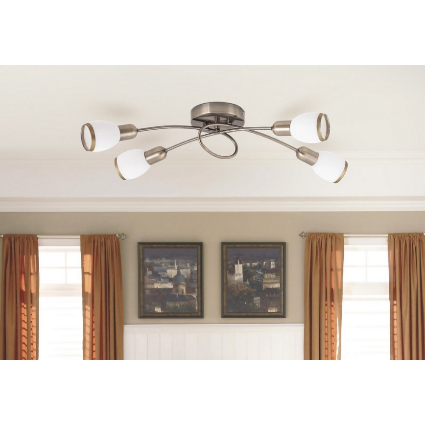 Rabalux 5973 - Ceiling light ELITE 4xE14/40W