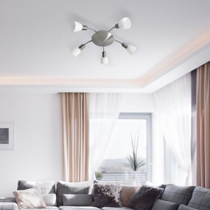 Rabalux - Ceiling light 5xE14/40W/230V