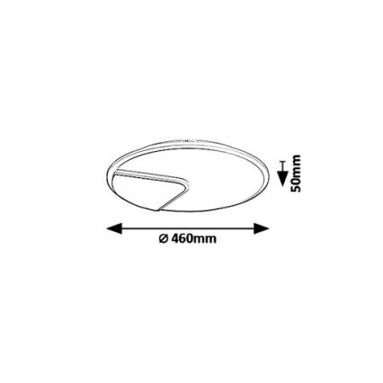 Rabalux - LED Ceiling light BOSWELL LED/40W/230V