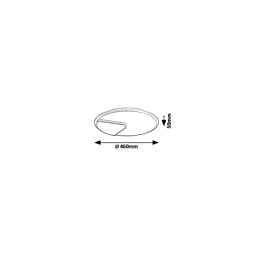 Rabalux - LED Ceiling light BOSWELL LED/40W/230V