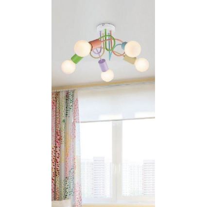 Rabalux - Surface-mounted chandelier 5xE27/40W/230V