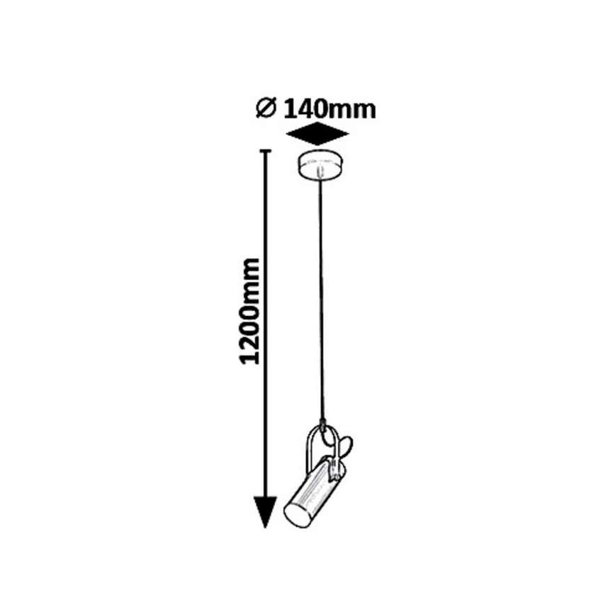 Rabalux - LED Chandelier on a string RAVEN LED/5W/230V
