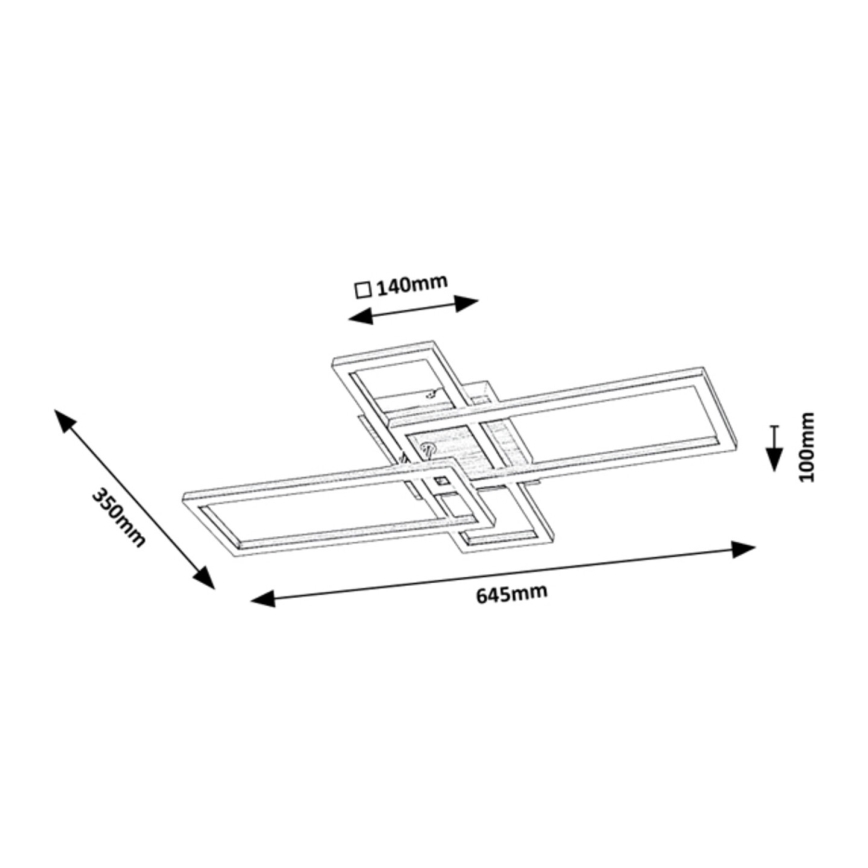 Rabalux - LED Ceiling light LED/24W/230V