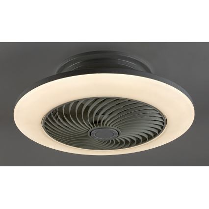 Rabalux - LED Dimmable ceiling light with fan DALFON LED/36W/230V 3000-6000K + remote control