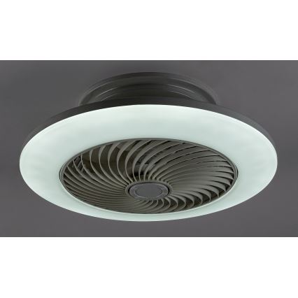 Rabalux - LED Dimmable ceiling light with fan DALFON LED/36W/230V 3000-6000K + remote control