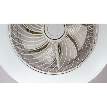 Rabalux - LED Dimmable ceiling light with fan DALFON LED/36W/230V 3000-6000K + remote control