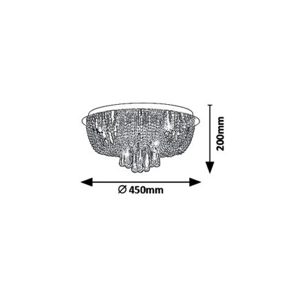 Rabalux - Ceiling light LARISHA 6xG9/40W/230V