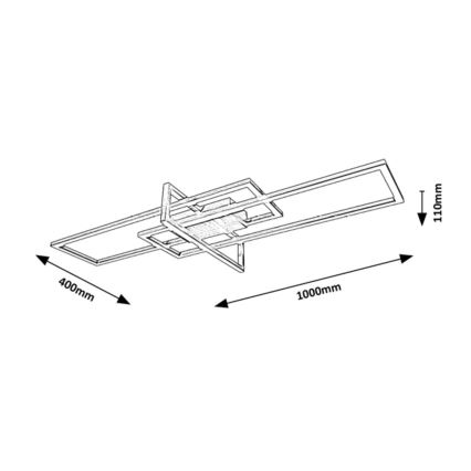 Rabalux - LED Dimmable ceiling light LED/35W/230V