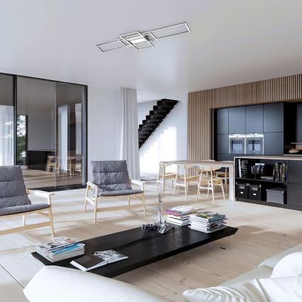 Rabalux - Dimmable LED Ceiling Light LED/54W/230V 3000-6500K + Remote Control 42x105 cm