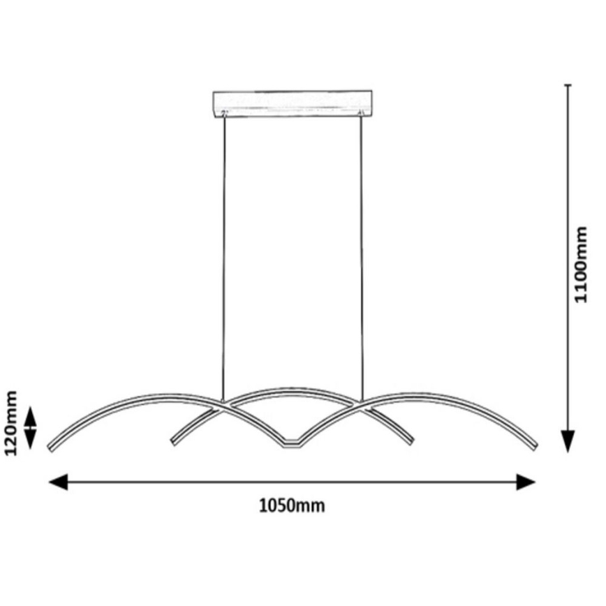 Rabalux - LED Chandelier on a string LED/40W/230V
